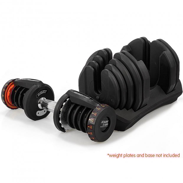 1x Powertrain Adjustable Home Gym Handle for 40kg Dumbbell only Image 2