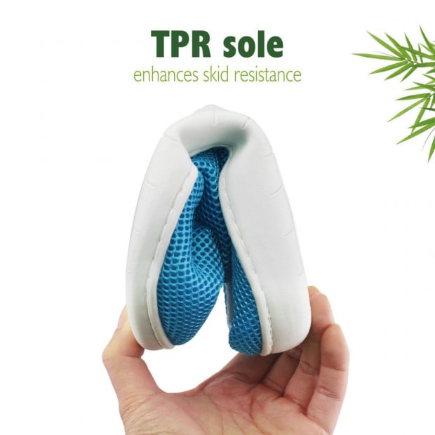Unisex Anti-fatigue Bamboo Gel Slippers - Small Image 5