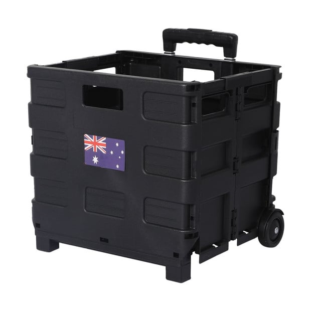 Foldable Shopping Cart Trolley Pack & Roll  Crate Portable Image 2
