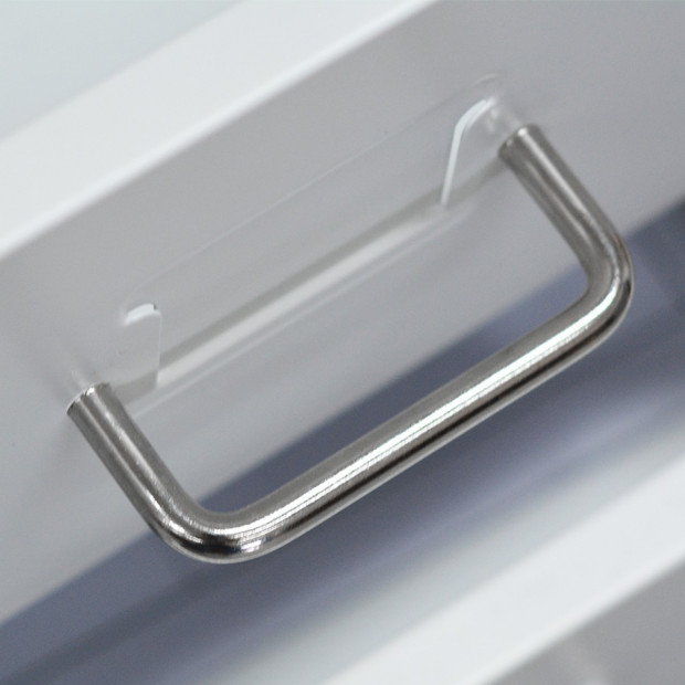 6 Drawers Steel File Cabinet White Image 5