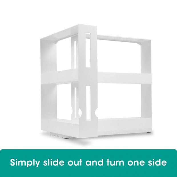 Rack Storage Slide Cabinet Pantry Kitchen Shelf Spice Jars Can Holder Image 9