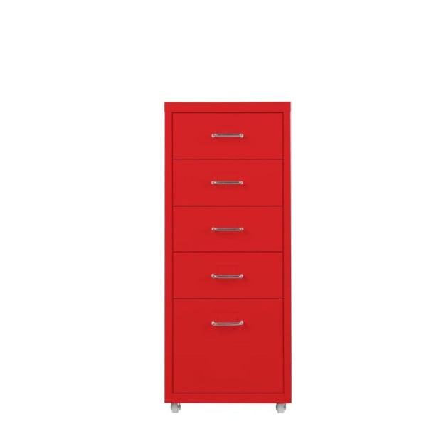Filing Cabinet Files Storage Cabinets Steel Rack Home Office 5 Drawer Image 2