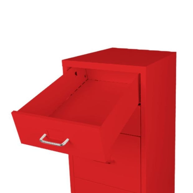Filing Cabinet Files Storage Cabinets Steel Rack Home Office 5 Drawer Image 4