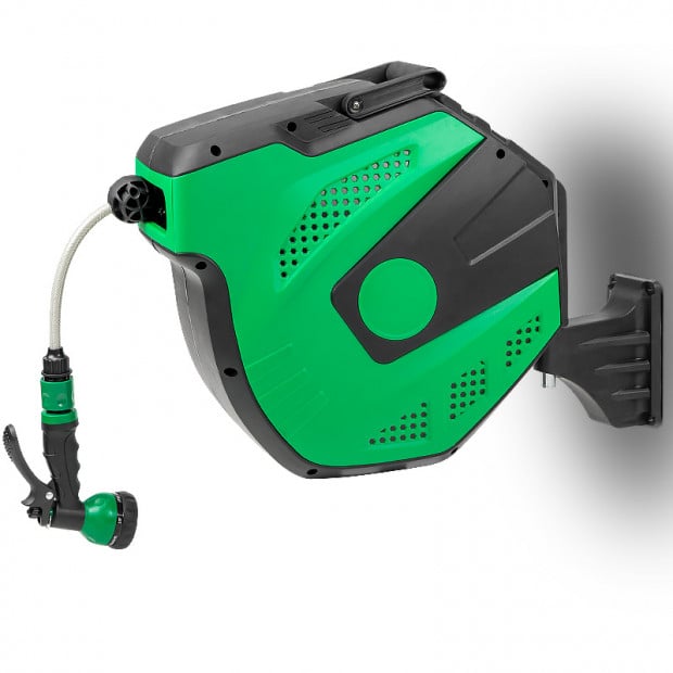 20m Retractable Garden Water Hose Reel
