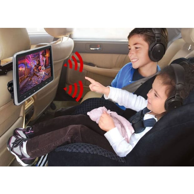 10.1in TFT Active Headrest Car DVD Player 1080P Screen USB SD Image 6