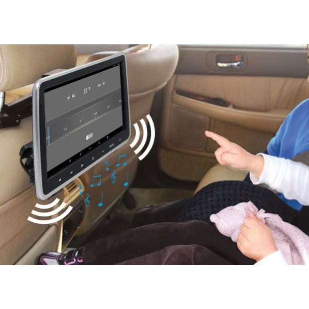 10.1in TFT Active Headrest Car DVD Player 1080P Screen USB SD Image 7