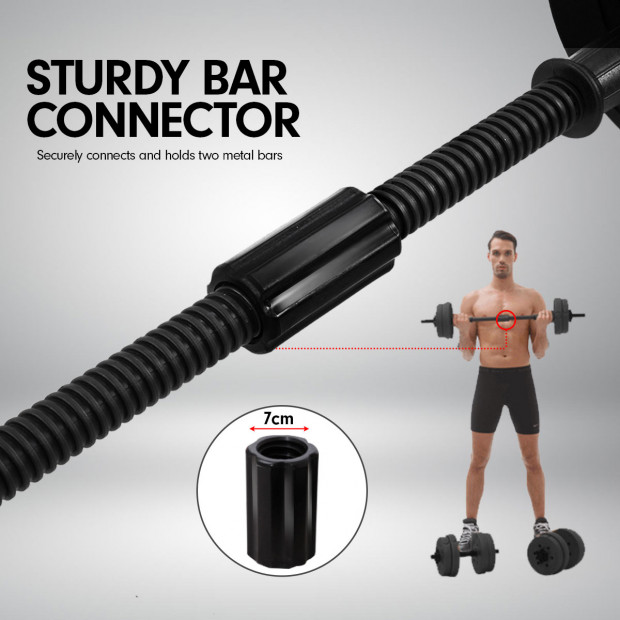 20kg Home Gym Adjustable Dumbbell/Barbell Set by Powertrain Image 6