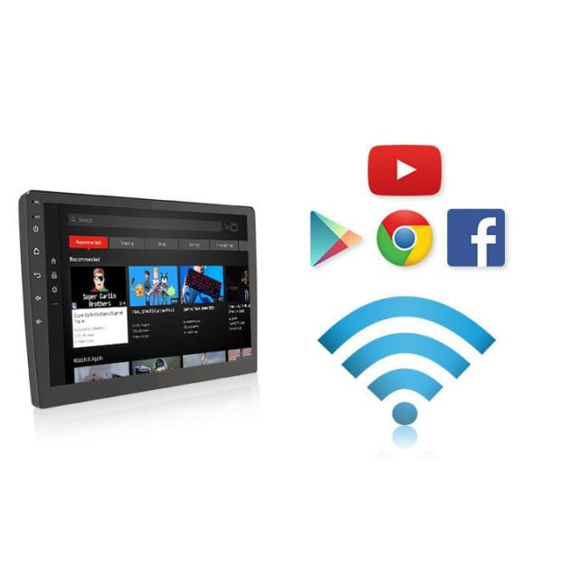 2x 10.1in TFT Active Headrest Car1080P Screen No DVD Player Image 8