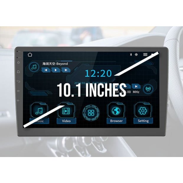 2x 10.1in TFT Active Headrest Car1080P Screen No DVD Player Image 2