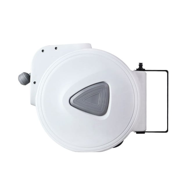 Air Hose Reel 20m Retractable Rewind Swivel Wall Mount Compressor Image 8
