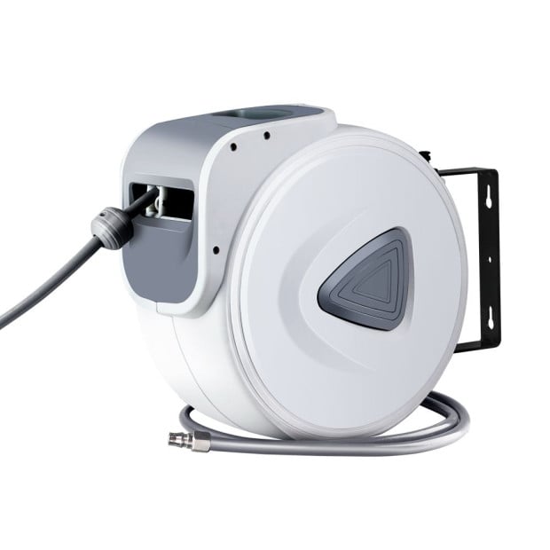 Air Hose Reel 20m Retractable Rewind Swivel Wall Mount Compressor