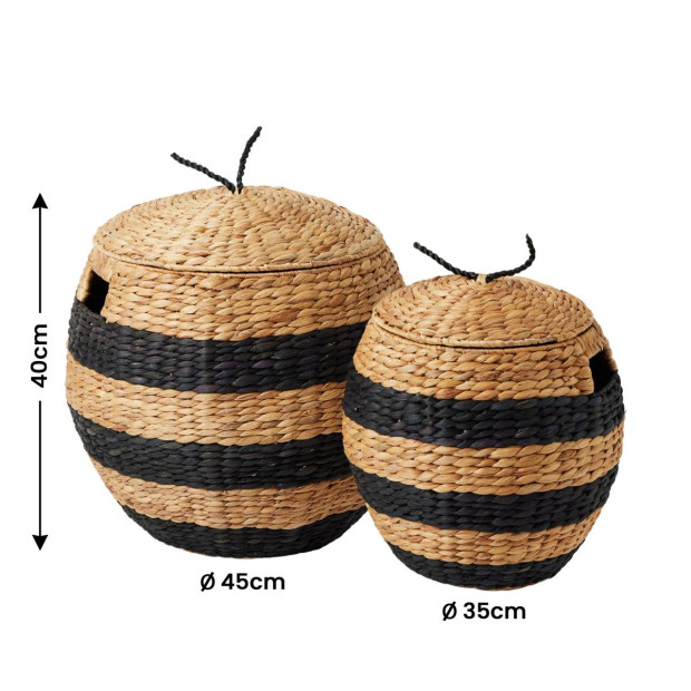 Jiggle & Giggle Bumble Bee Basket - Set of 2 Image 4