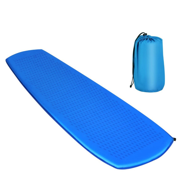 Inflatable Sleeping Pad With Inflatable Sponge For Hiking