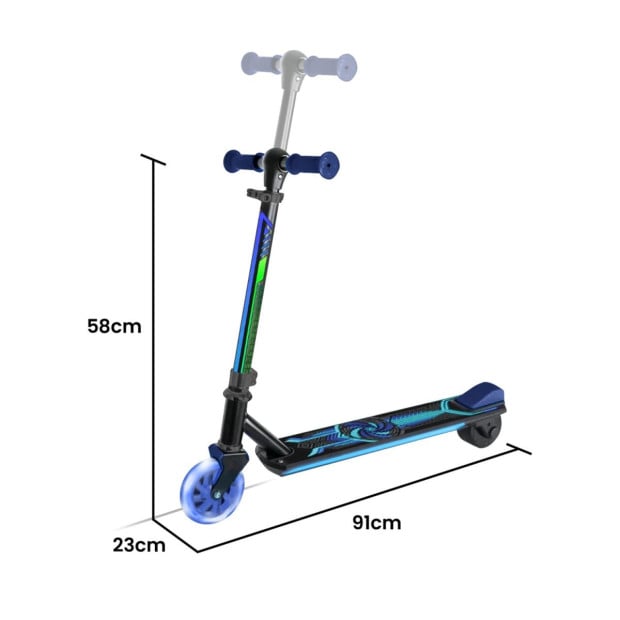 Voyager Scooter Beats Electric Scooter - Blue Image 3