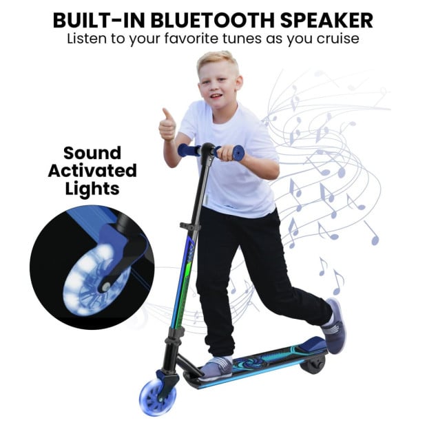 Voyager Scooter Beats Electric Scooter - Blue Image 5