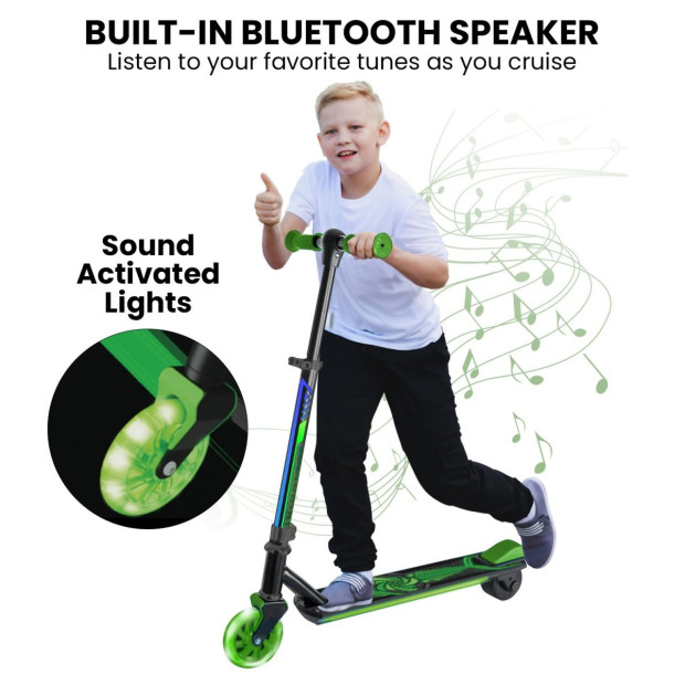 Voyager Scooter Beats Electric Scooter - Green Image 5