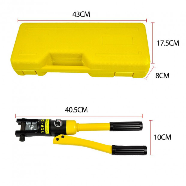 Hydraulic Swaging Tool Kit for Stainless Wire Crimping and Steel Dies Image 6