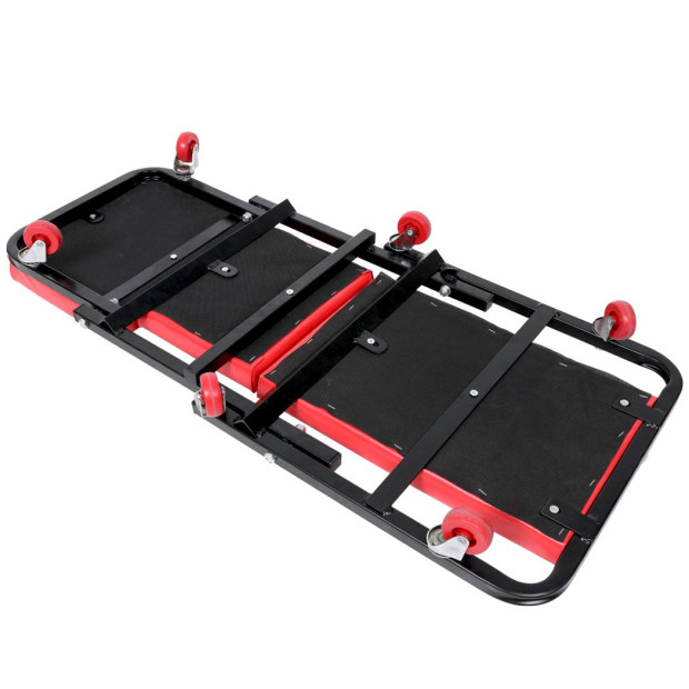Folding Creeper Mechanic Stool Garage Repair Laying Workshop Trolley Image 5