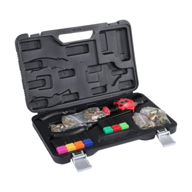 Nut Riveter Kit Heavy Duty Mandrels Riveting Gun Tool Kit Thread M3-M12 230PCS Image 2