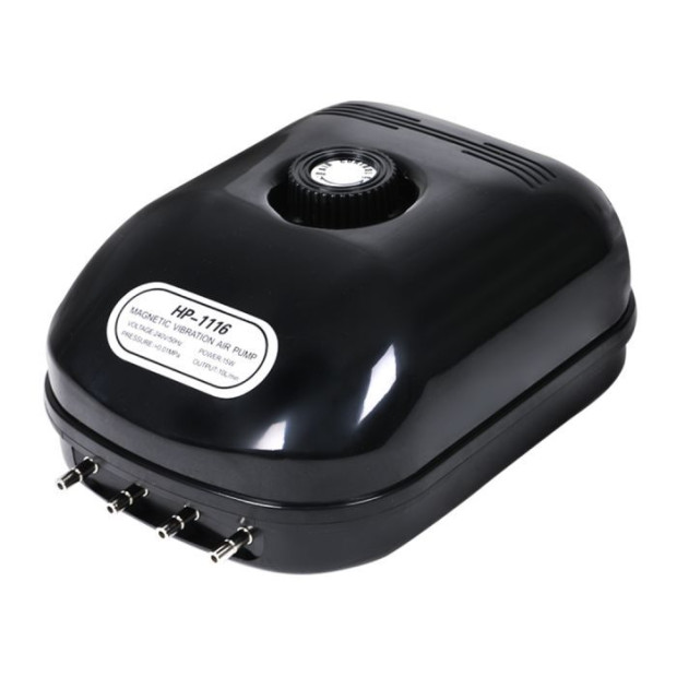 Aquarium Air Pump 4 Outlet Oxygen Aqua Fountain Pond Aerator Water Fish