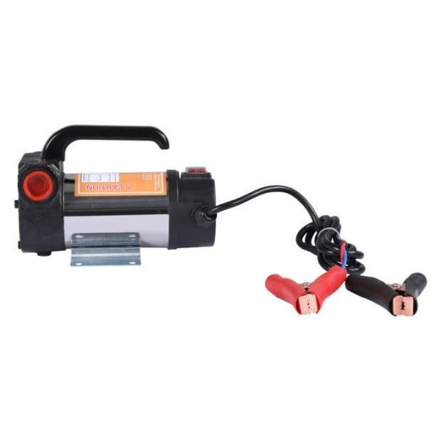 Diesel Transfer Pump Electric Car Oil Fuel Extractor Bowser Petrol 42L/min DC12V Image 2