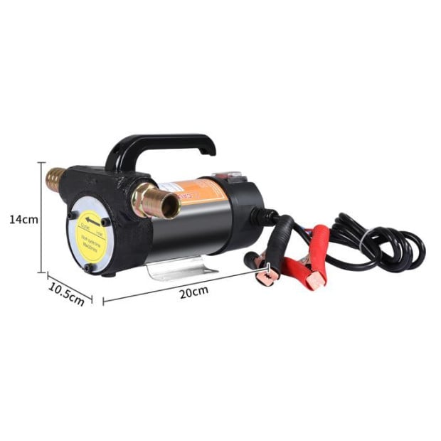 Diesel Transfer Pump Electric Car Oil Fuel Extractor Bowser Petrol 42L/min DC12V Image 3