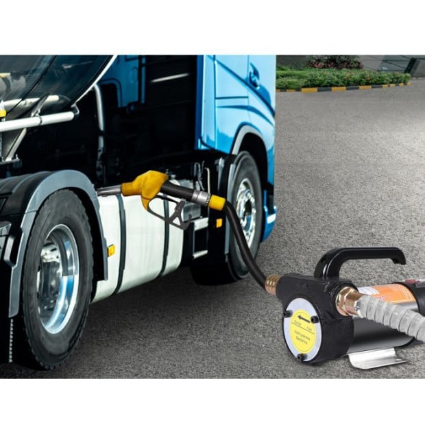 Diesel Transfer Pump Electric Car Oil Fuel Extractor Bowser Petrol 42L/min DC12V Image 7