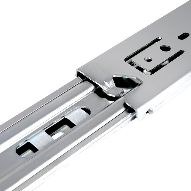 Drawer Slides Runners Locking Full Extension Ball Bearing Pair 75KG 14