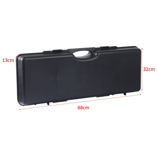 Gun Case Portable Hard Double Shotgun Rifle Hunting Carry Box Waterproof 35 Image 3