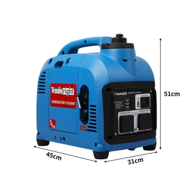 Generator Portable Inverter Gas Single Phase Camping 3.5KW Image 3