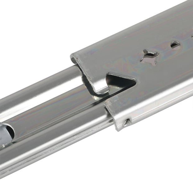 150KG Drawer Slides 350MM Full Extension Locking Ball Bearing Pair Image 6