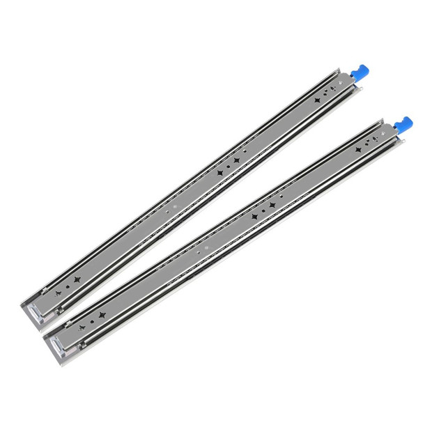 150KG0 Drawer Slides 450MM Full Extension Locking Ball Bearing Pair
