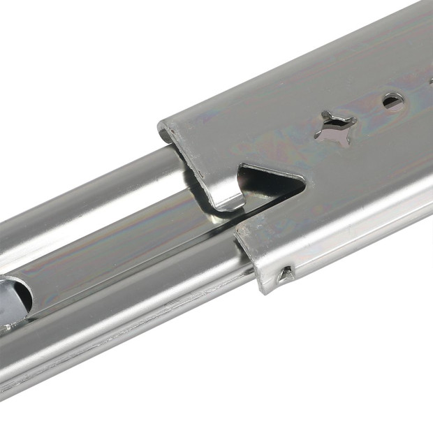 150KG Drawer Slides 711MM Full Extension Locking Ball Bearing Pair Image 6