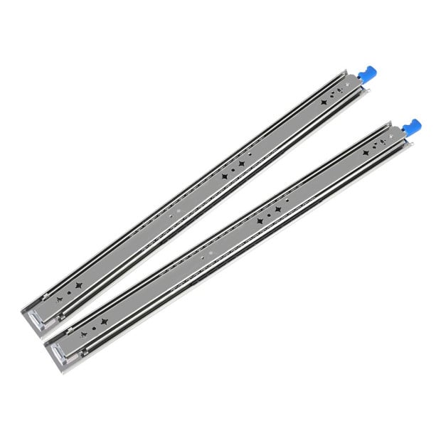 150KG Drawer Slides 711MM Full Extension Locking Ball Bearing Pair