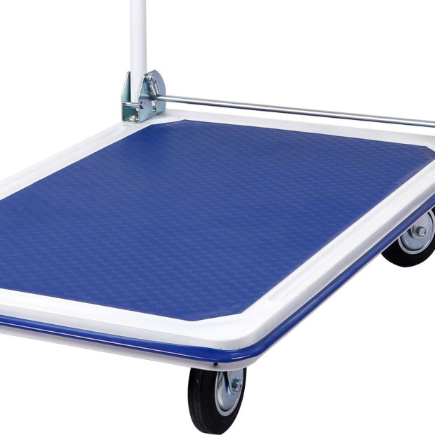 300kg Folding Platform Trolley Hand Truck Foldable Cart Heavy Duty Image 5