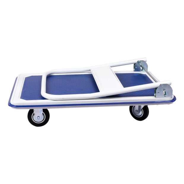 300kg Folding Platform Trolley Hand Truck Foldable Cart Heavy Duty Image 6
