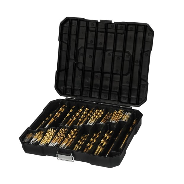 Drill Bits Set HSS Metric 1mm-10mm Titanium Coated Metal 230PCS