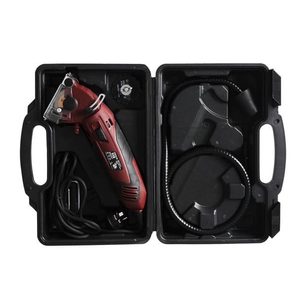 Circular Saw Electric Mini 3 Blades 400W Cutting Wood Steel PVC Tile Image 6