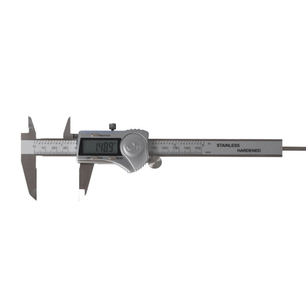 Vernier Caliper Digital Stainless Steel LCD IP54 Waterproof 150MM