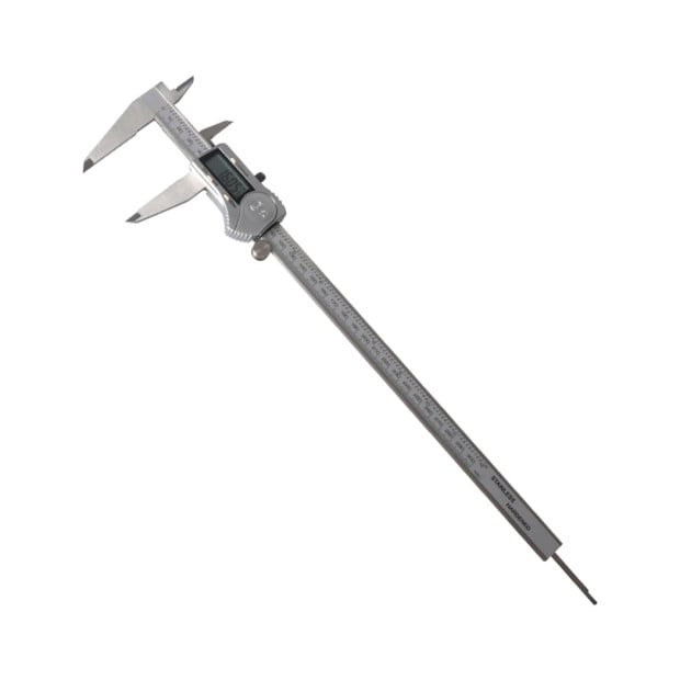 Vernier Caliper Digital Stainless Steel LCD IP54 Waterproof 300MM Image 2