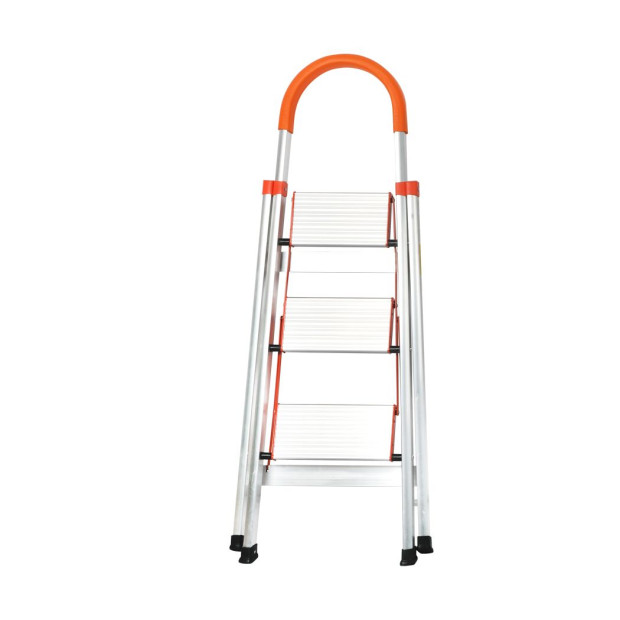 3 Step Ladder Multi-Purpose Folding Aluminium Non Slip Platform Image 2