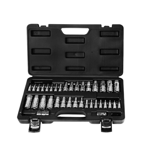 Traderight Hex Bit Socket Set SAE Allen Key Adapter 36PC