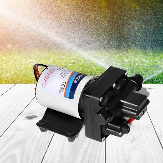 Water Pump Diaphragm High Pressure 11.35L Boat Farm RV Motorhome Image 7