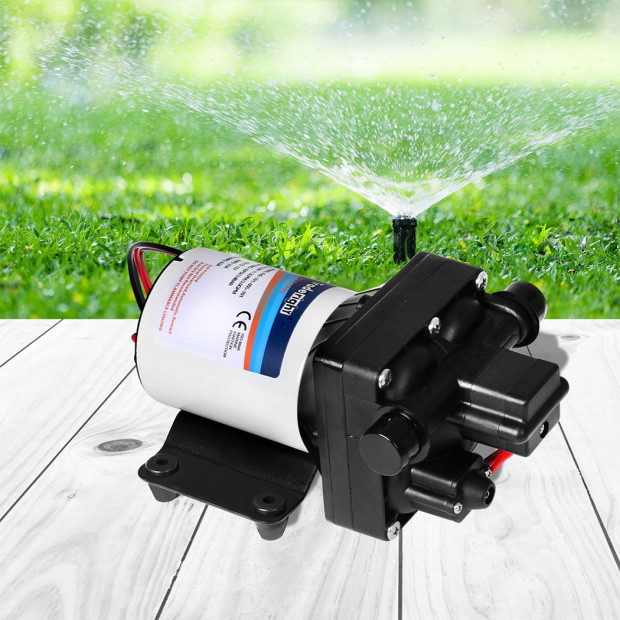 Water Pump Diaphragm High Pressure 11.35L Boat Farm RV Motorhome Image 8