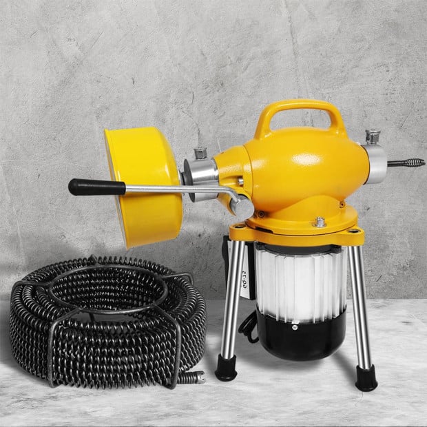 Drain Cleaner Machine Electric 400W Plumbing Sewerage Pipe Cutters Image 7