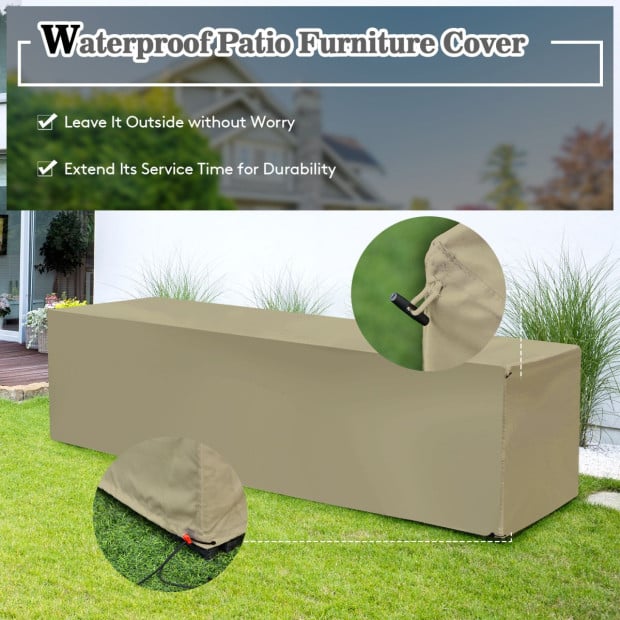 8-piece Outdoor Grey Pe Rattan Set With Washable Cushion Covers White Image 9