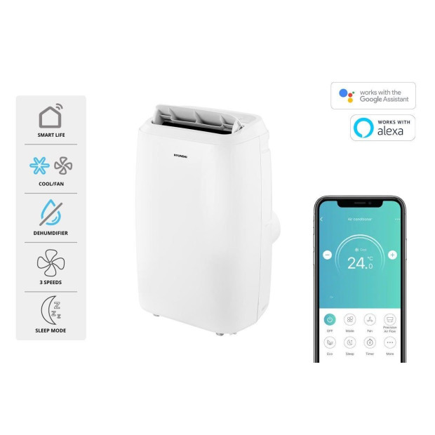 Hyundai 5.2kW Smart Portable Air Conditioner 18,000 BTU Image 2