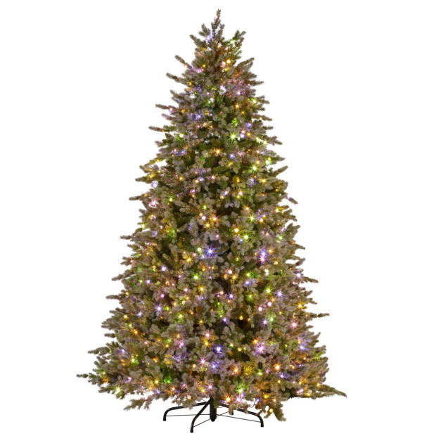 Bergen Fir 7.5ft Multicolour Pre-Lit Christmas Tree Image 4