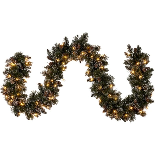 Christabelle Premium 2.7m Garland Christmas Decoration - Cashmere Image 2