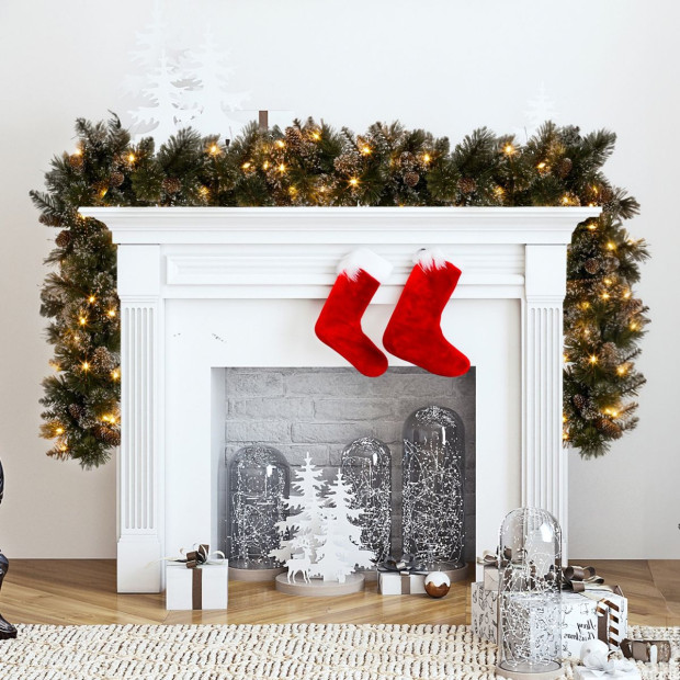 Christabelle Premium 2.7m Garland Christmas Decoration - Cashmere Image 6